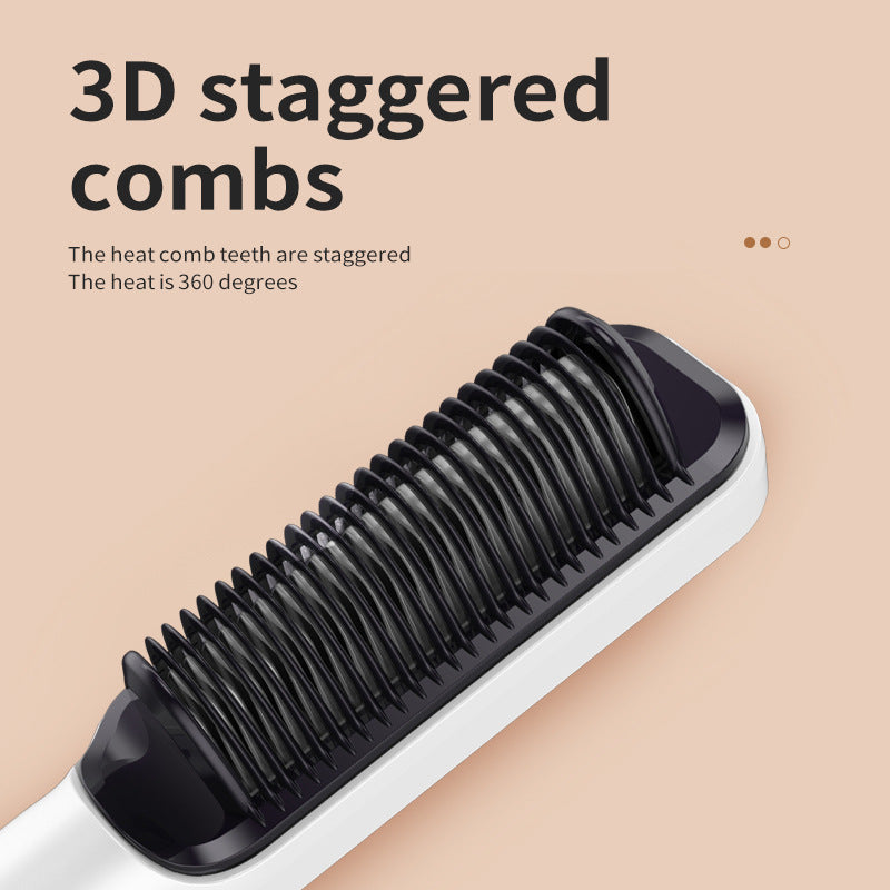 Lcd Hair Straightening Comb
