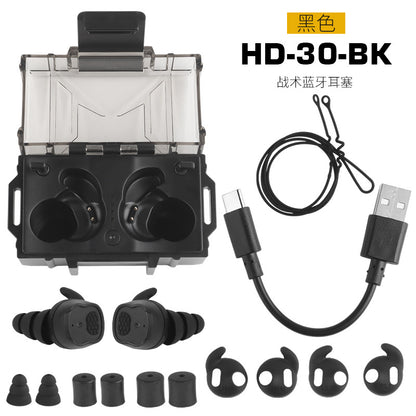 WOSPORT Tactical Bluetooth Earplugs Bluetooth 5.3 Connection Electronic Pickup Noise Reduction In-Ear Protection Earplugs