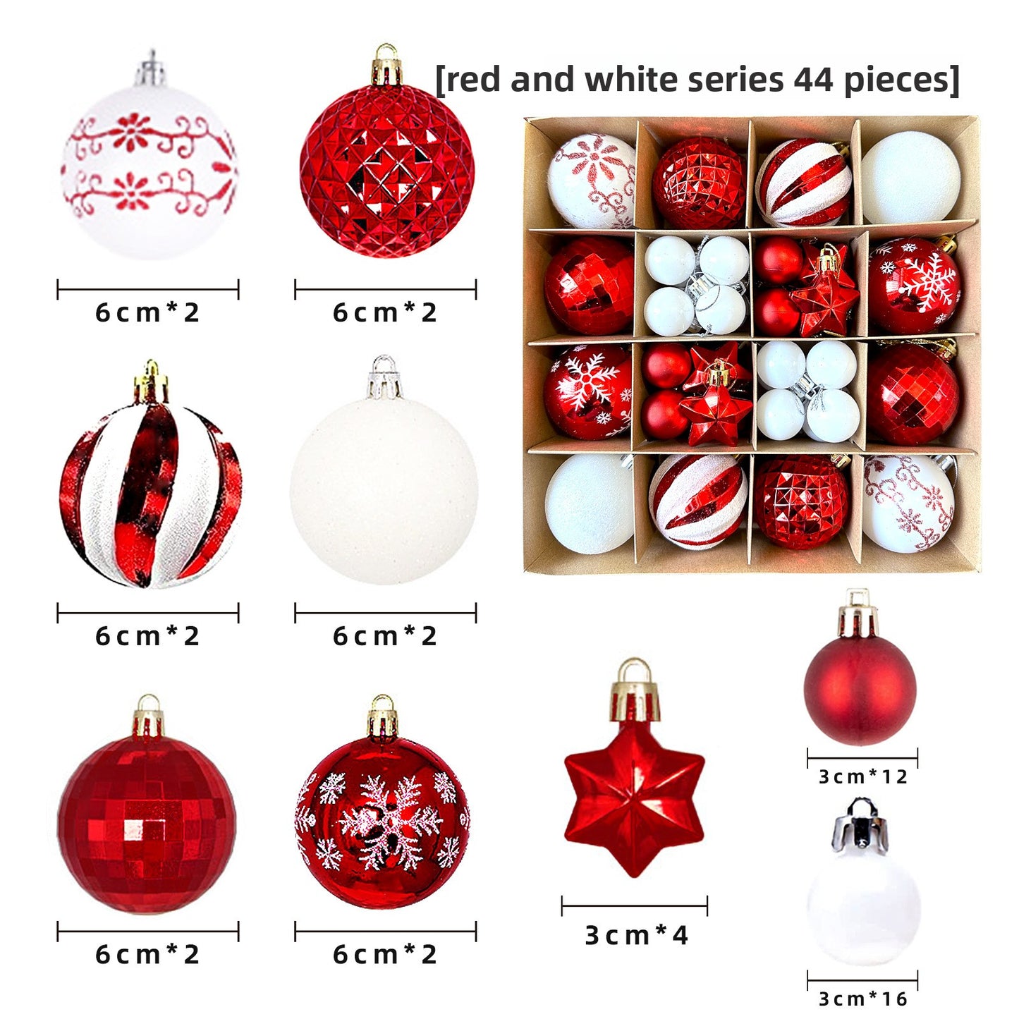 Spherical Christmas decorations Christmas tree