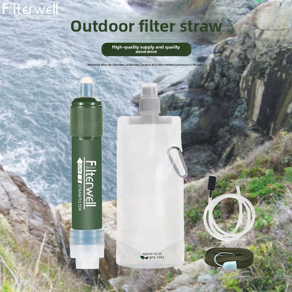 Portable ultrafiltration water purifier