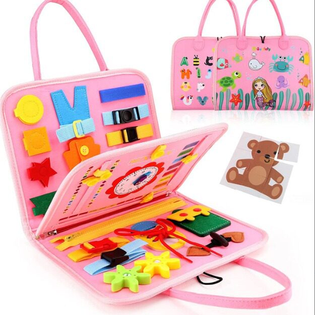 Childrens Educational Felt Learning Board
