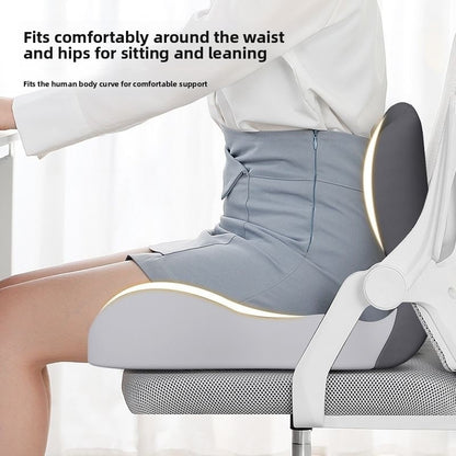 Memory foam one-piece seat cushion