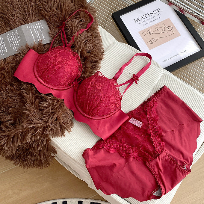Sexy Lace Adjustable Push-Up Bra Set