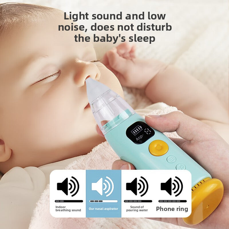 Electric Nasal Aspirator for Babies with Multiple Nozzles