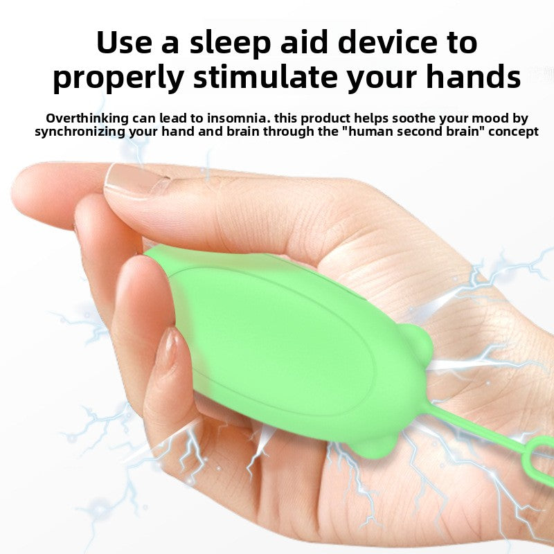Handheld soothing and sleep-inducing smart sleep device