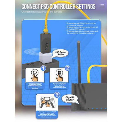 Wireless Vibration Motion Control Game Controller