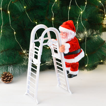 Christmas Decoration Electric Ladder Santa