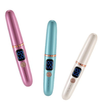 Electric eyelash curling and heating device