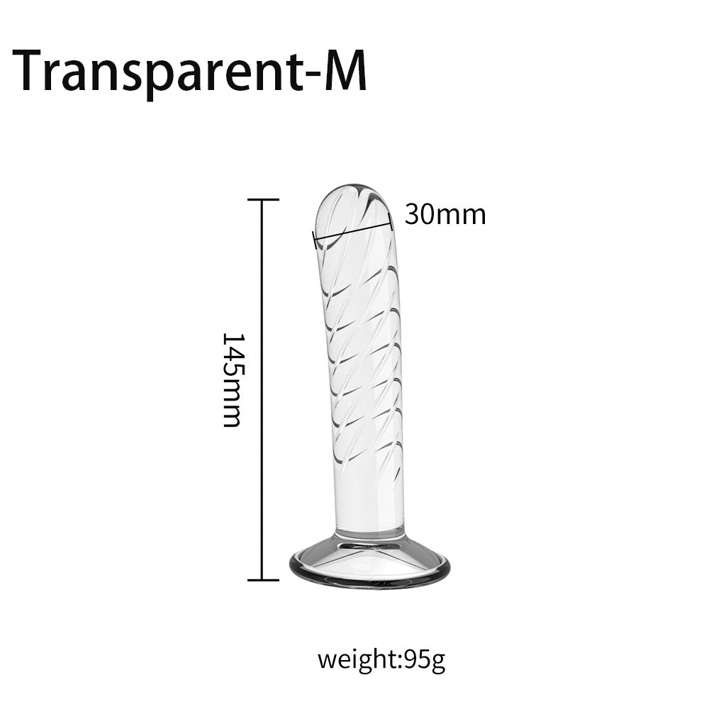 Transparent Crystal Penis Stimulator Adult Sex Toy