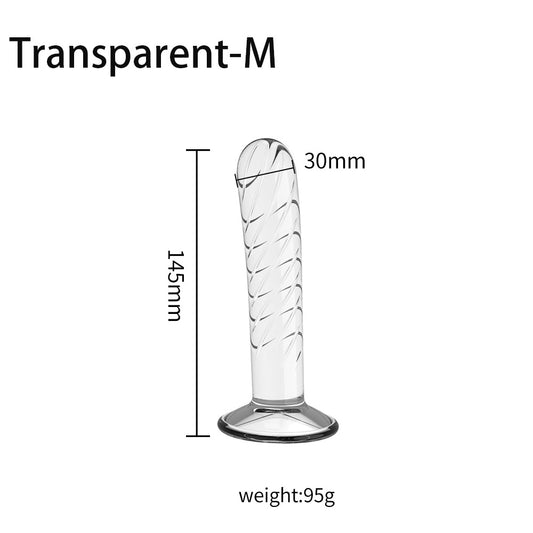 Transparent Crystal Penis Stimulator Adult Sex Toy