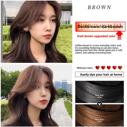 Three-in-One Hair Dye for Gentle Coloring and Gray Coverage
