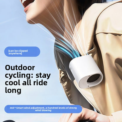 USB Rechargeable Car Cooling Fan with Adjustable Clip