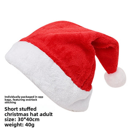 Christmas Short Plush Hat