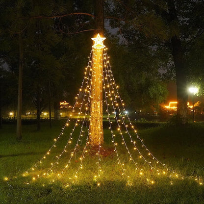 LED Star Waterfall Light