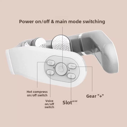 Multifunctional Cervical Massager with Heat and Voice Control