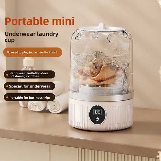 Small portable underwear washing machine