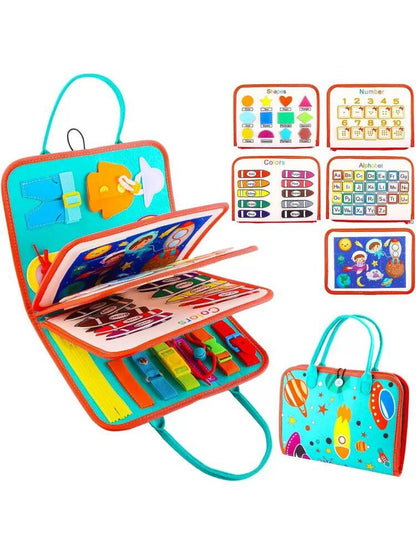 Childrens Educational Felt Learning Board