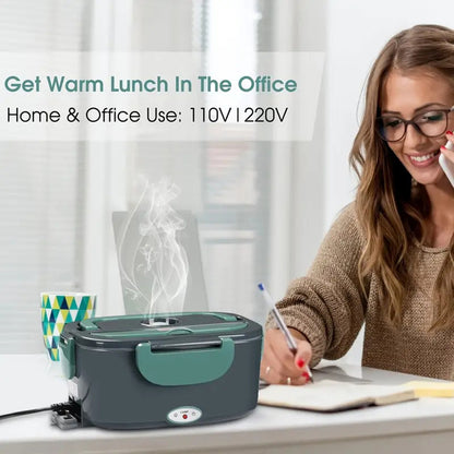 Portable Electric Heating Lunch Box with 304 Stainless Steel Inner Tank
