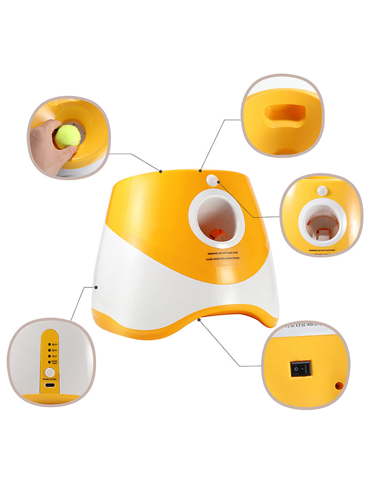 Automatic Dog Ball Launcher with Tennis Balls