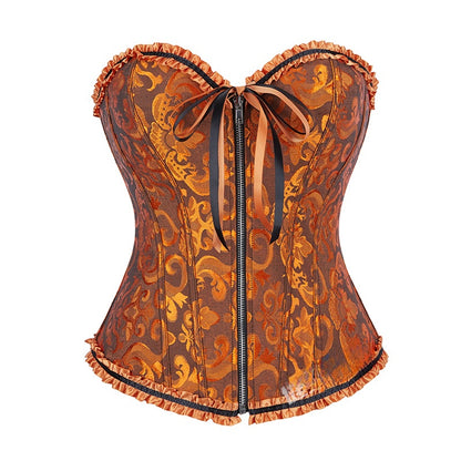 Zipper shaping garment