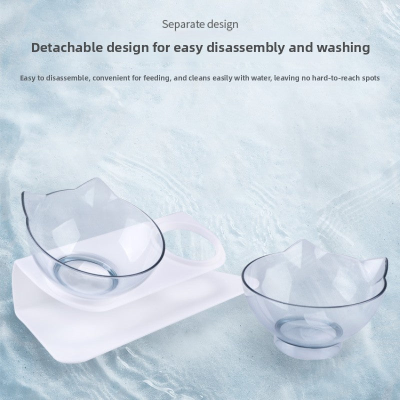 15-Degree Slope Pet Feeding Bowl Set