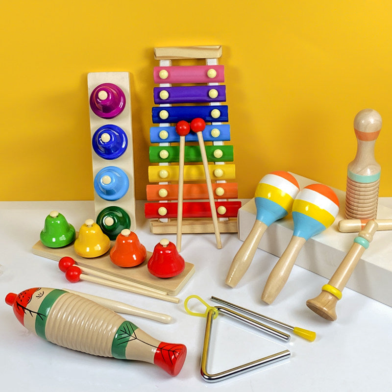 Montessori Wooden Musical Instrument Set for Kids