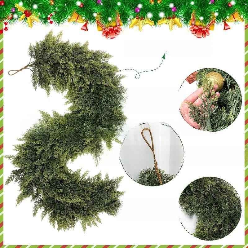 Artificial Cedar Christmas Garland