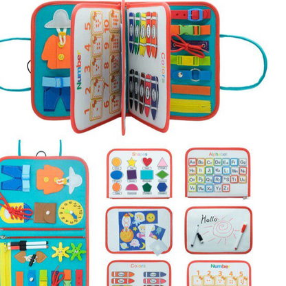 Childrens Educational Felt Learning Board
