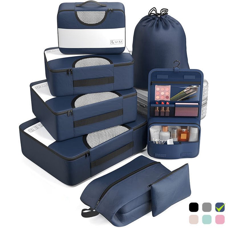 8-piece travel storage bag set