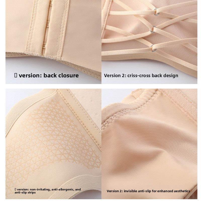 Women Strapless Push-Up Seamless Bra