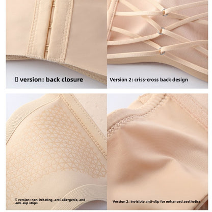 Women Strapless Push-Up Seamless Bra