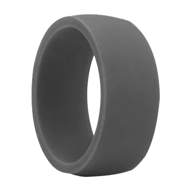 Wide Flat Silicone Sports Ring