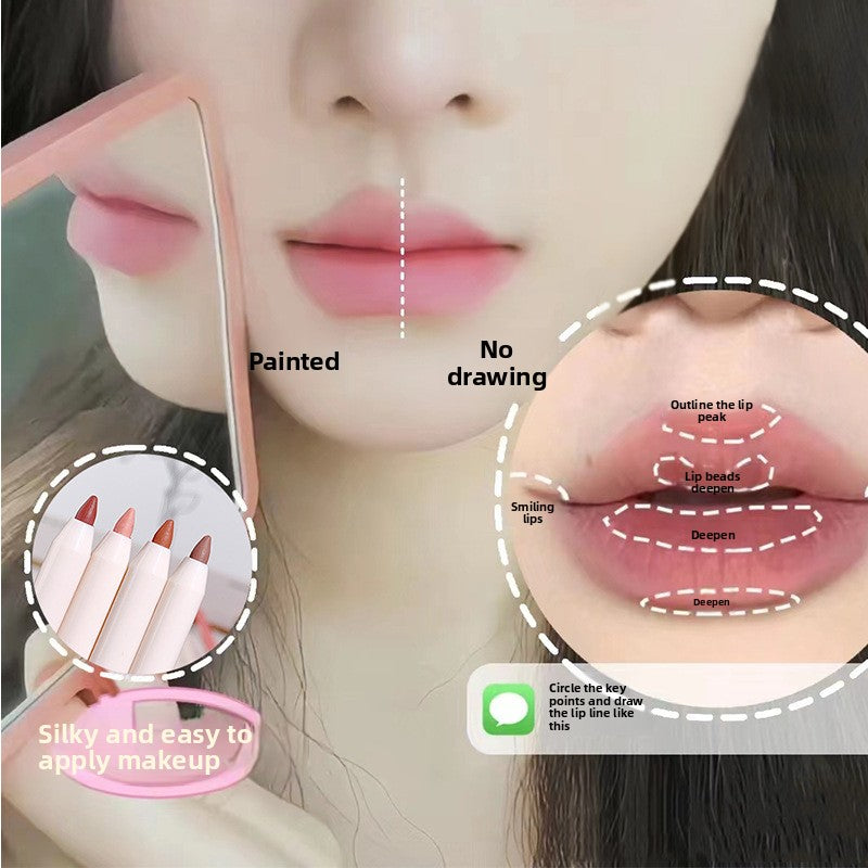 Soft matte nude lip liner/lipstick pencil