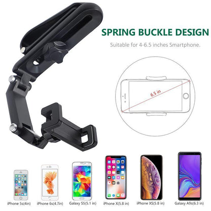 New 1080° Multi-Function Sun Visor Universal 360 Degree Rotating Phone Holder Suitable for Any Scene Car Holder - Rotatable and Retractable