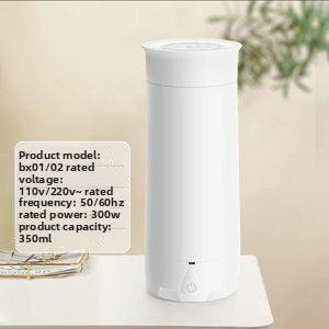 Portable Electric Heating Cup with Stainless Steel Inner Tank