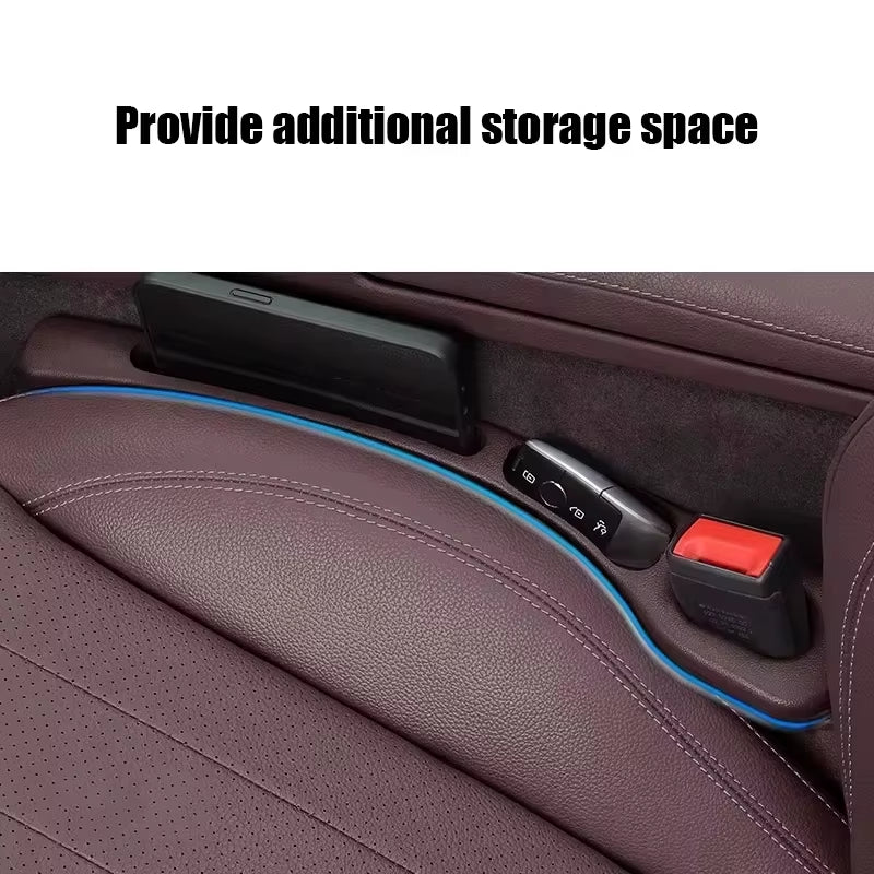 2Pcs Universal Car Seat Gap Plug Strip Side Seam Car Gap Filler Leak Proof Seat Gap Storage Organizer Interior Decoration
