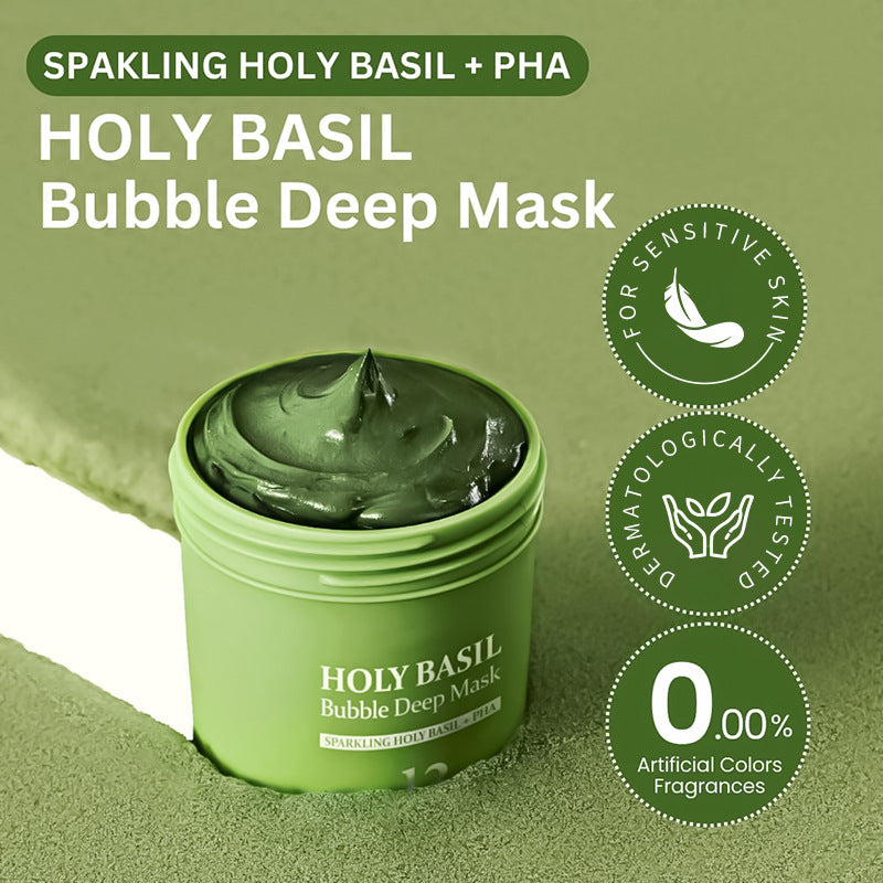 Carbonated bubble mask