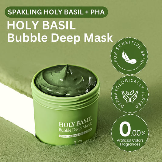 Carbonated bubble mask