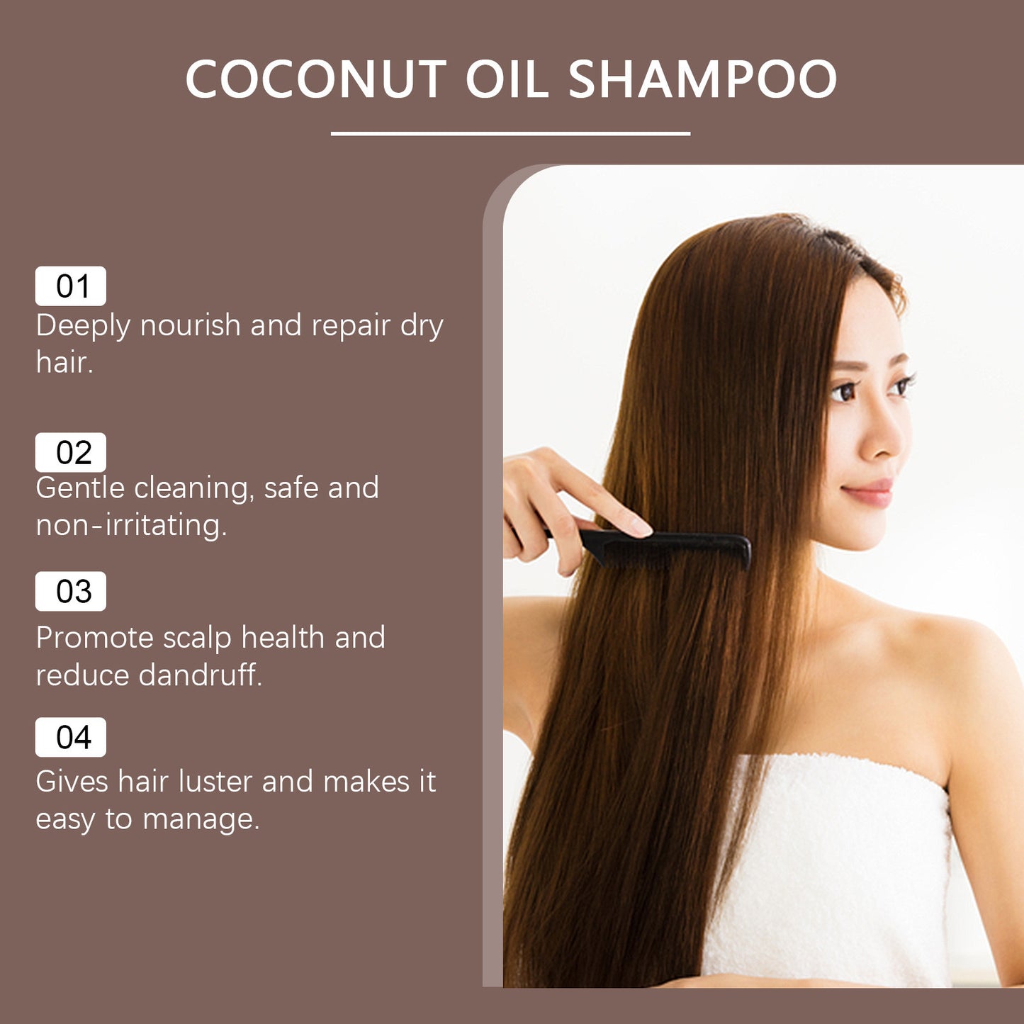 Coconut Oil Shampoo for Hair Nourishment