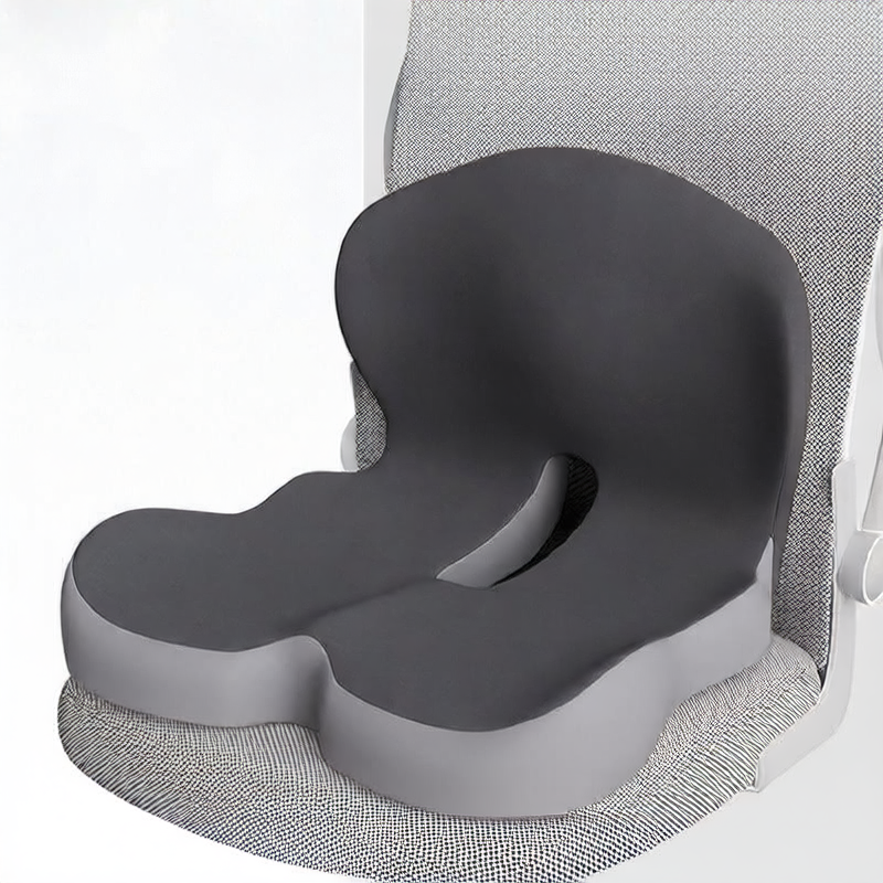 Memory Foam Integrated Seat Cushion with Back Support