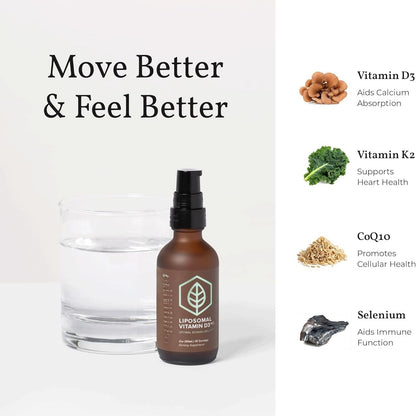 Liposomal Vitamin D3+K2 Dropper
