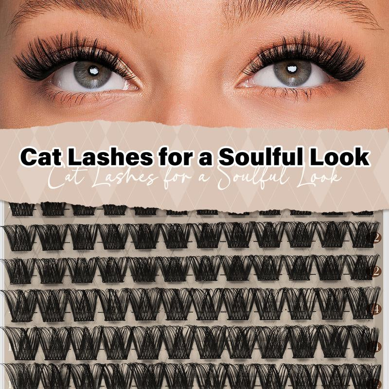 JMS&JMS Miss Bella Kit L 8-18Mm Volume D-Curl Eyelash Cluster DIY Summer Lash Extensions at Home Makeup Cosmetic Cat Eye #Tiktokshopbacktoschool