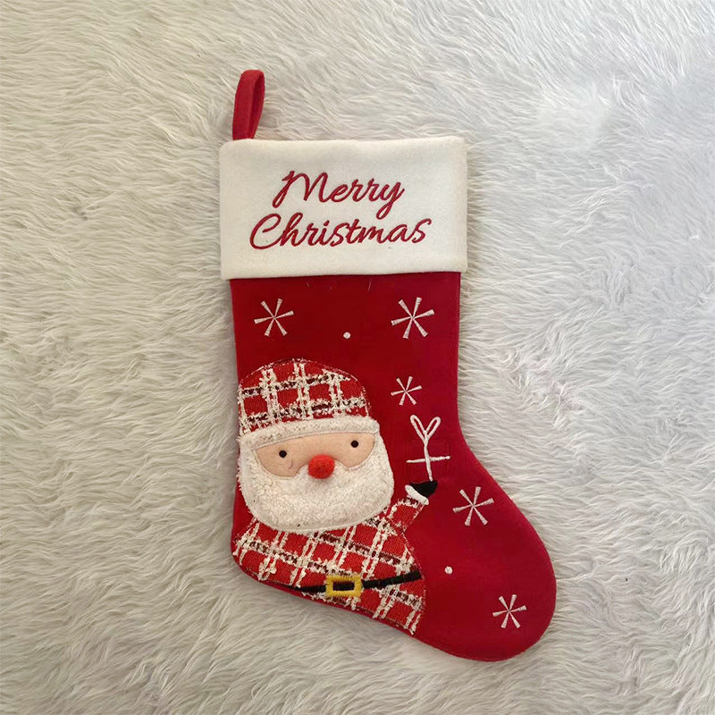 Cartoon Christmas Stockings Gift Bag