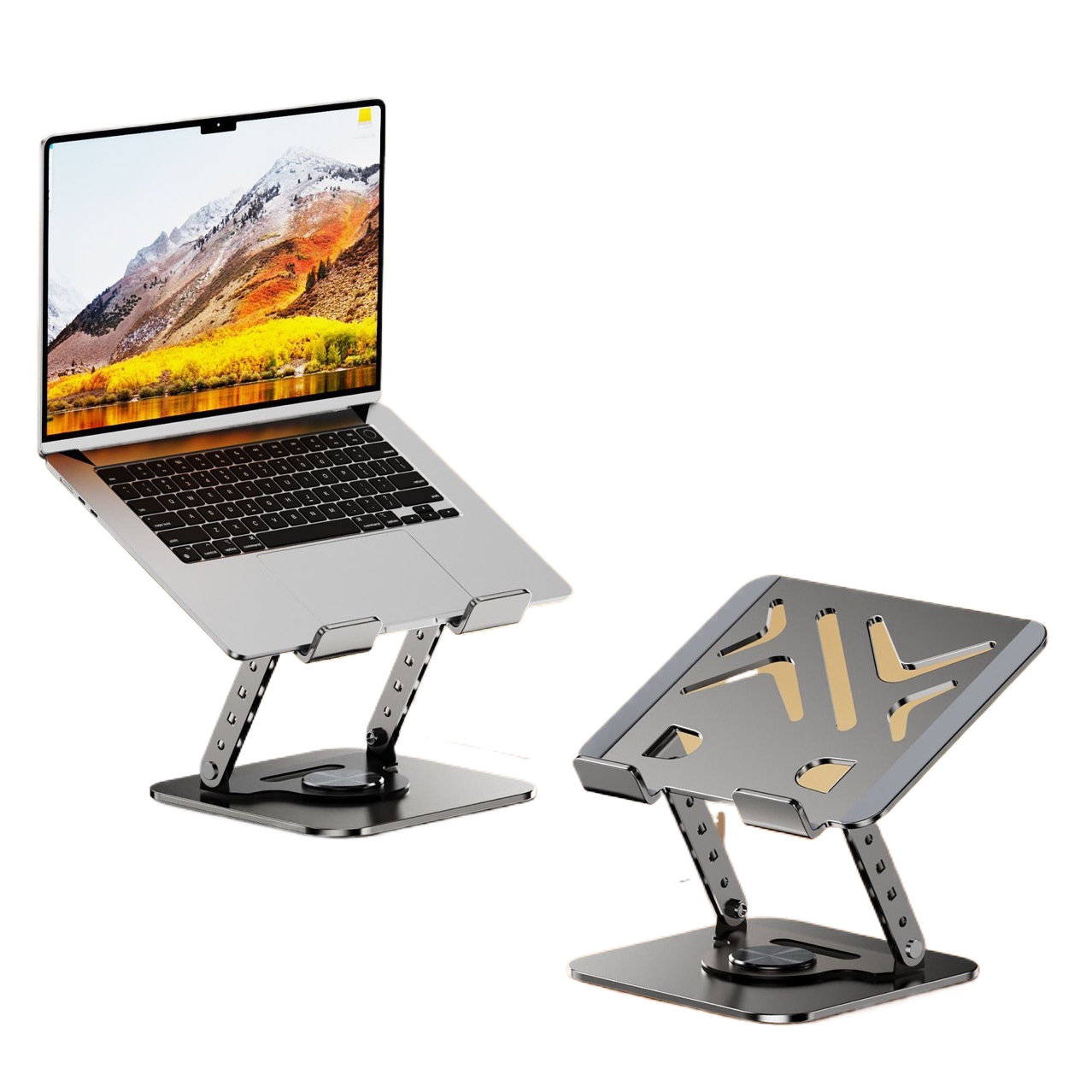 Adjustable Laptop Stand Metal Foldable Holder