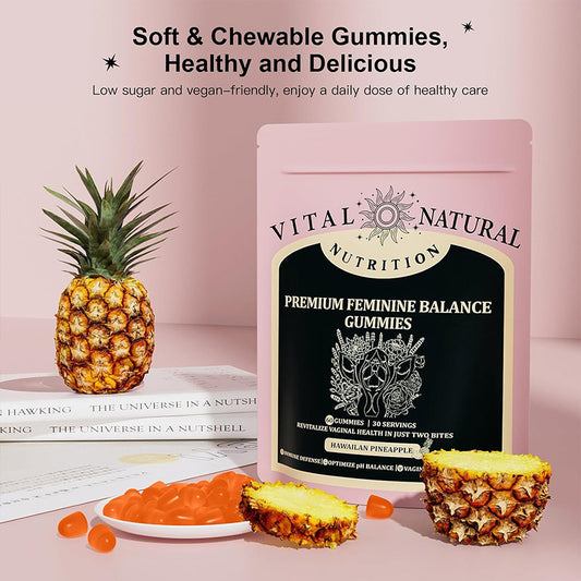 Pineapple-flavored Women's Balance Gummies