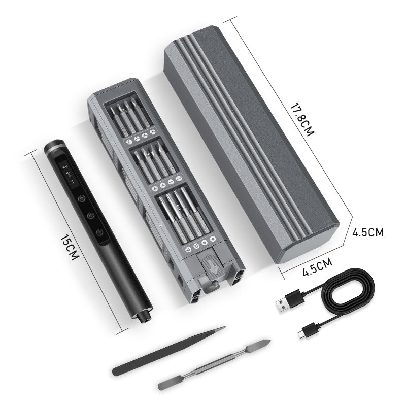 Multi-functional Electric Screwdriver Set with Assorted Bits