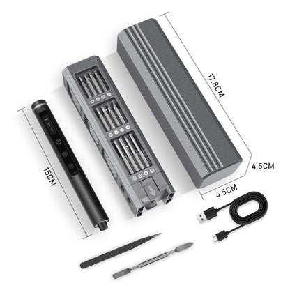 Multi-functional Electric Screwdriver Set with Assorted Bits