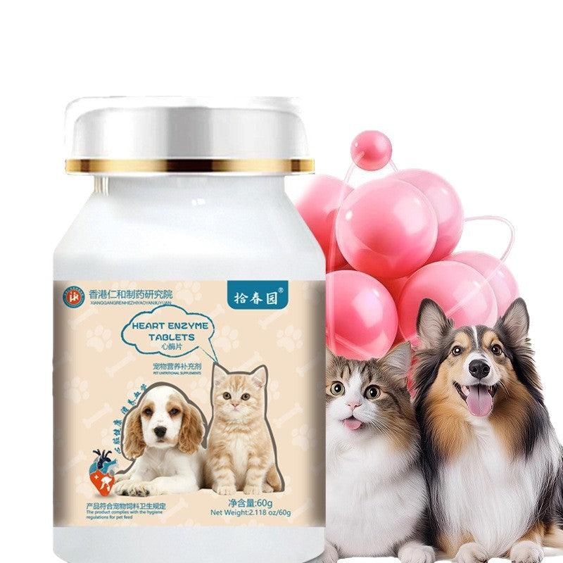Pet enzyme tablets, a supplement for cats and dogs