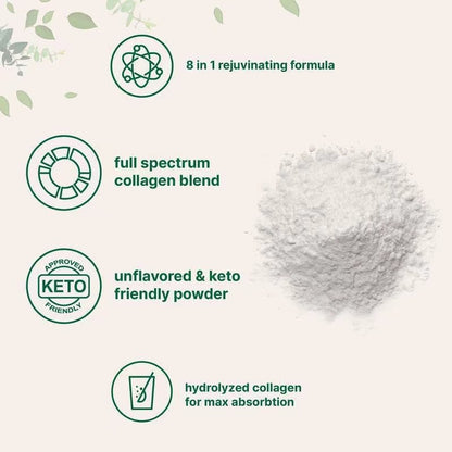 Collagen powder in bagged form