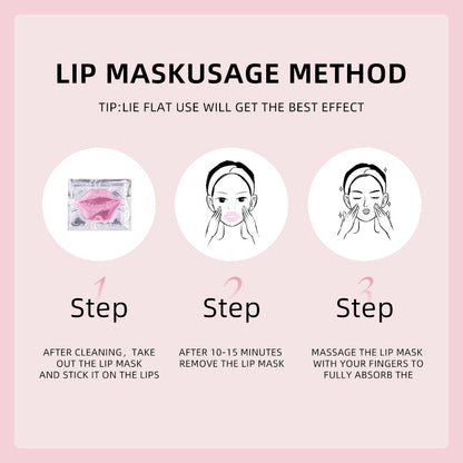 Rose Lip Mask Lip Care Rose Crystal Lip Color Lip Mask